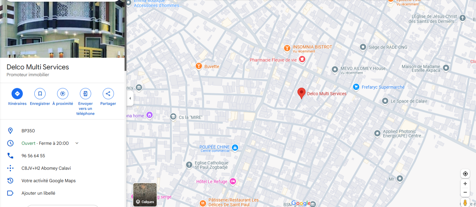 Carte de localisation